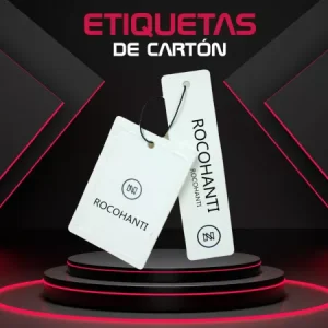 Etiquetas de cartón